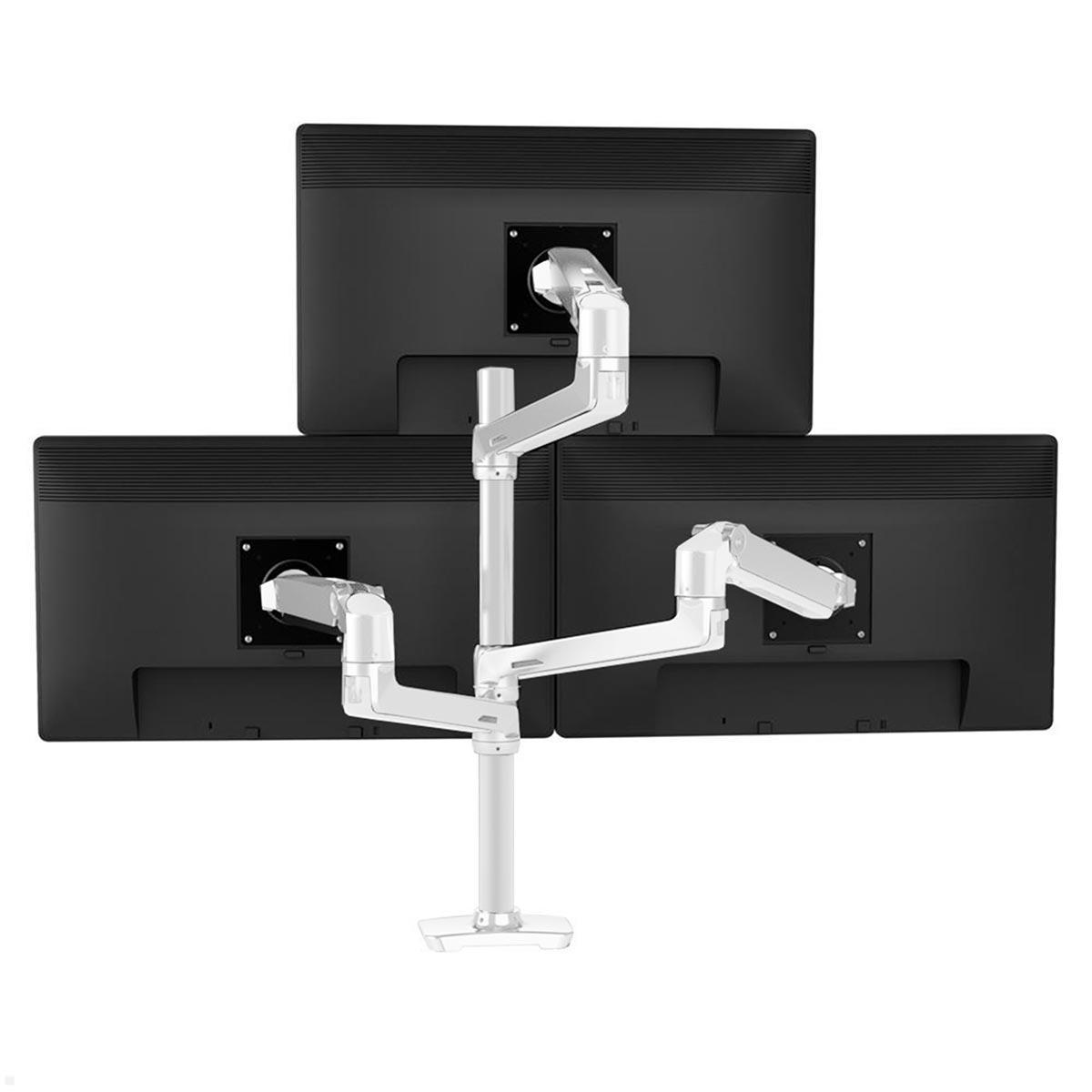 Ergotron LX Monitorhalterung für 3 Monitore 40 Zoll, weiß (45-509-2163)