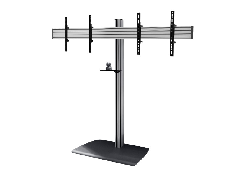 B-Tech BTF845/BS System X Dual VC Monitorständer 47"-55" silber B-Tech BTF845/BS System X Dual VC Monitorständer 47"-55" silber