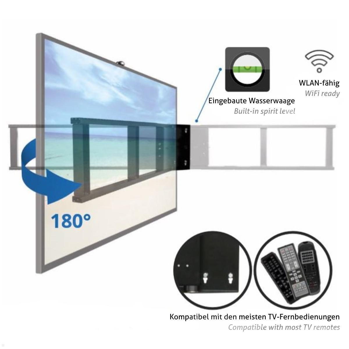 TV Wandhalterung mit elektrischem Schwenkarm 64\