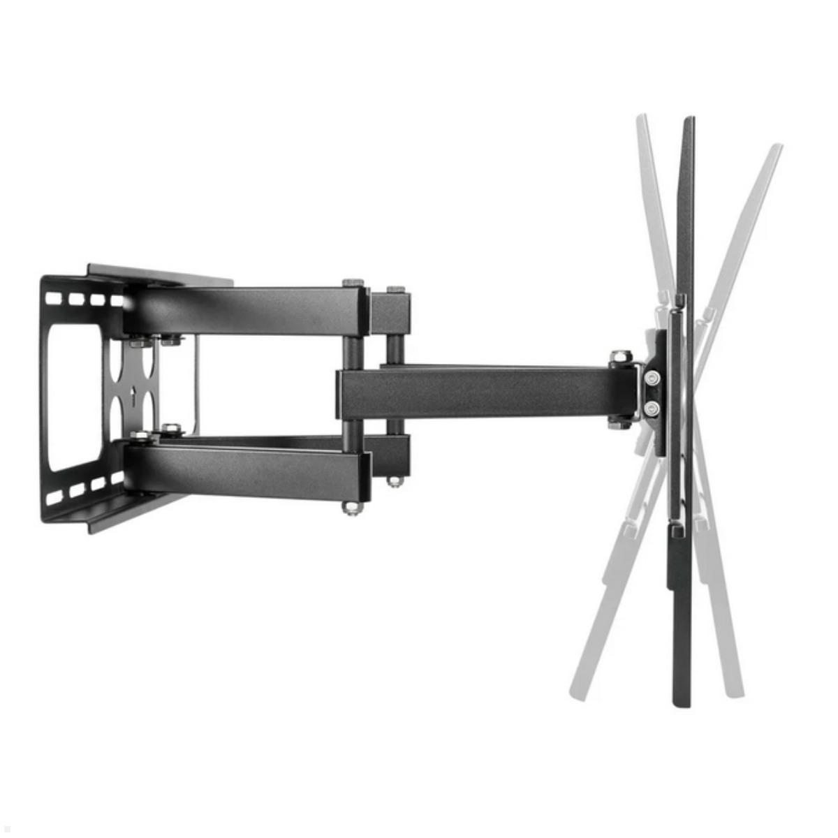MonLines MWH037B Outdoor TV Wandhalterung 37-86 Zoll, schwenkbar, ausgezogen