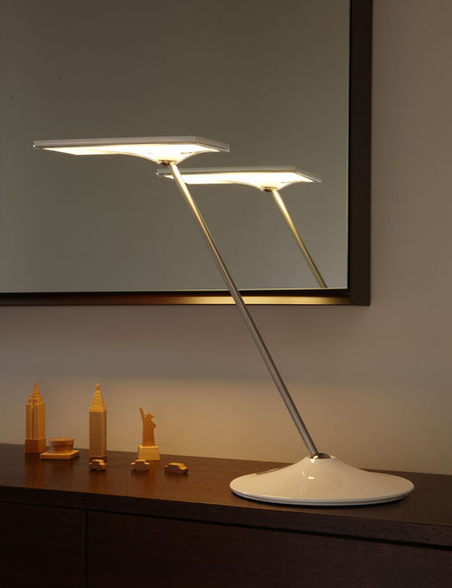 Humanscale Horizon LED Schreibtischleuchte HNBUW weiß
