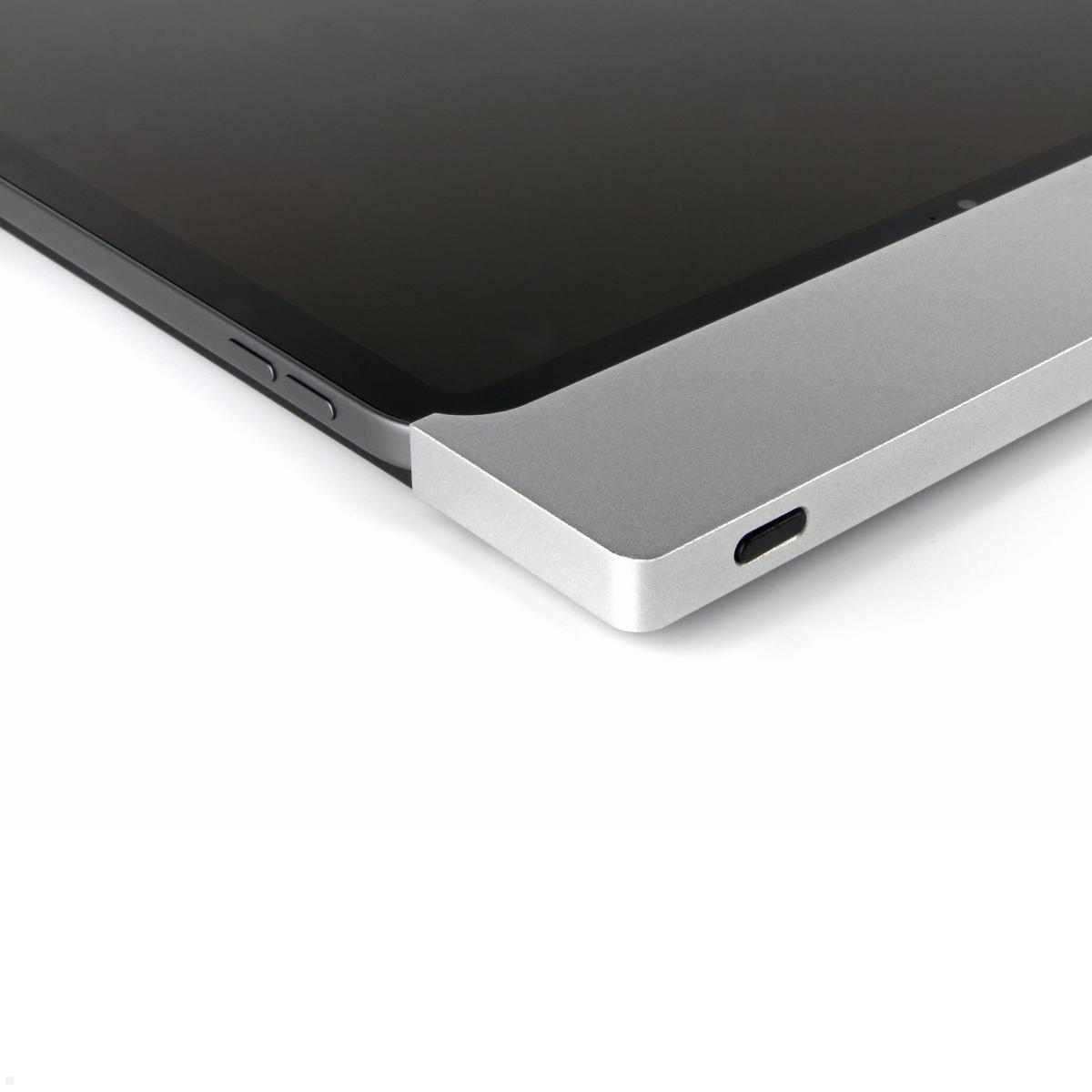 smart things sDock Fix iPad Wandhalterung A10 (s32s), silber bündiger Rahmen