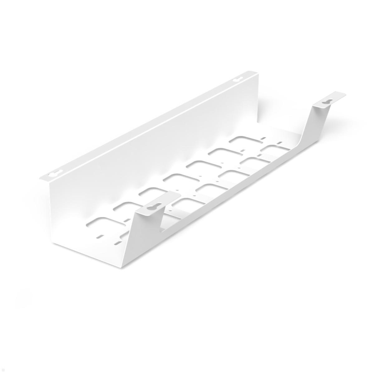 TecLines TKW002W Schreibtisch Kabelwanne horizontal 520 mm, weiß TecLines TKW002W Schreibtisch Kabelwanne horizontal 520 mm, weiß