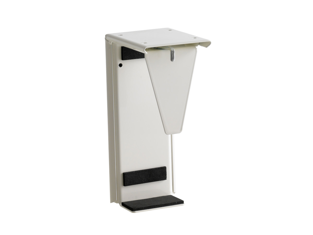 MonLines PCH005W Thin Client PC Halterung Tisch 30-100mm, weiß