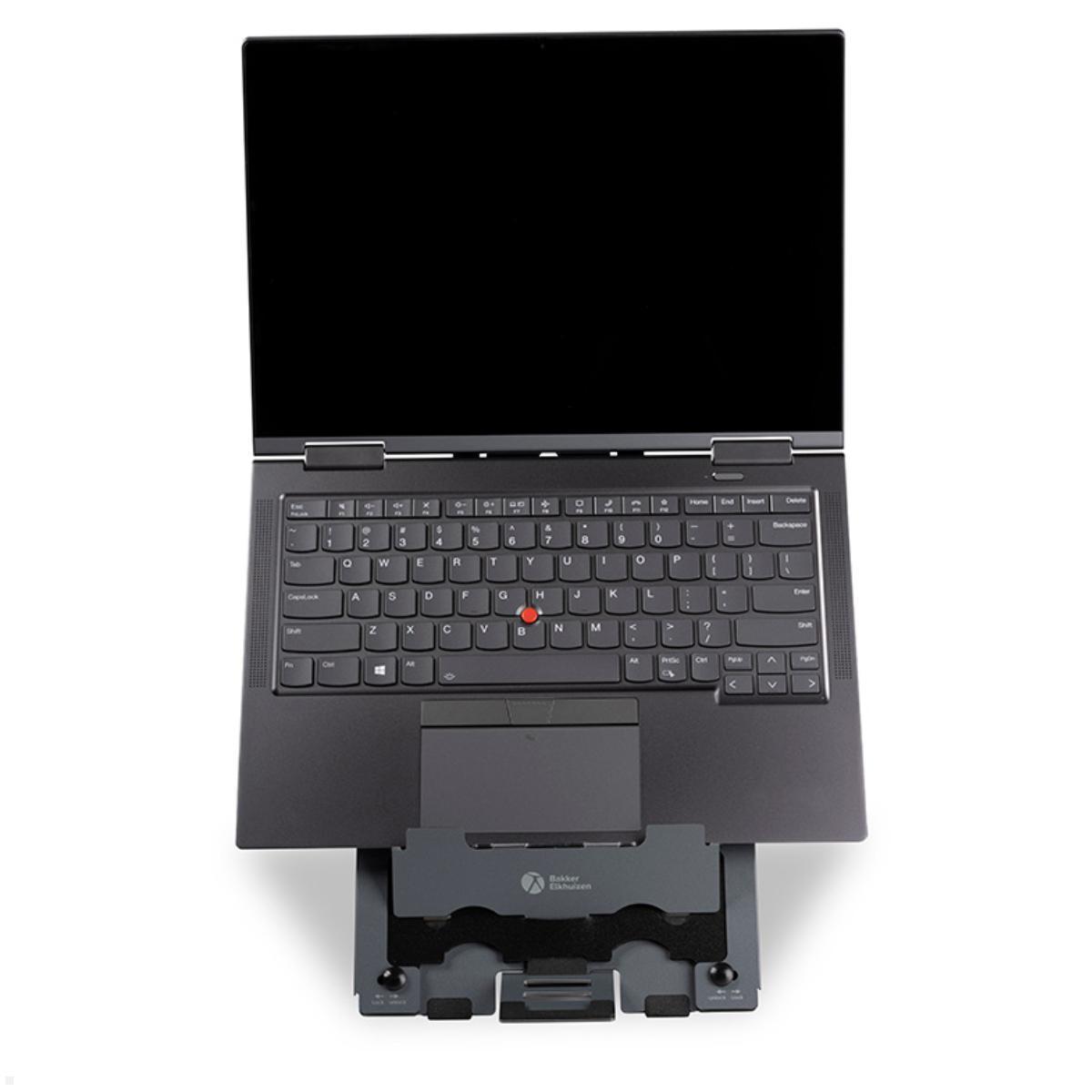 BakkerElkhuizen Laptopständer / Tabletständer Ergo-Q Hybrid Pro (BNEQHPDG) Vorderansicht BakkerElkhuizen Laptopständer / Tabletständer Ergo-Q Hybrid Pro (BNEQHPDG) Vorderansicht