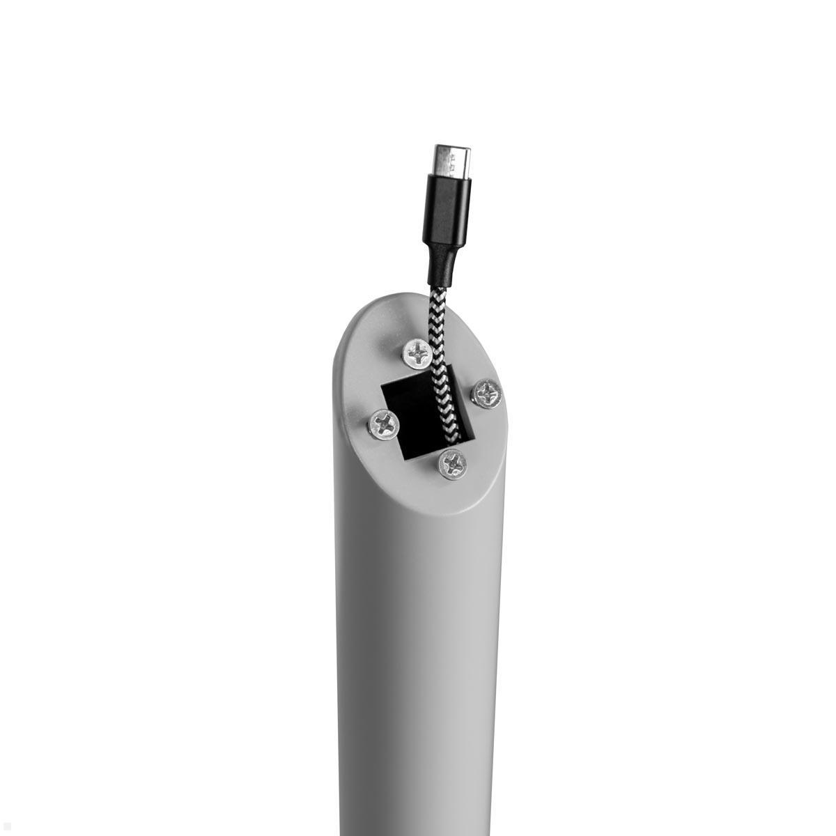 TabLines TBS003S Tablet Boden Standfuß, silber, Kabelführung Säule TabLines TBS003S Tablet Boden Standfuß, silber, Kabelführung Säule