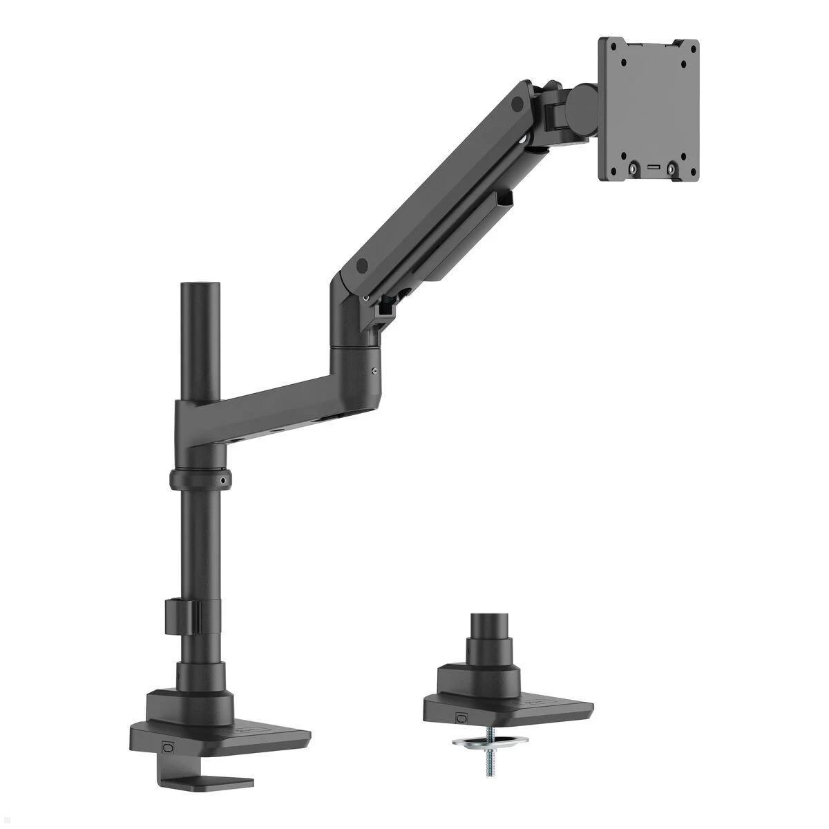 Vogels Essential M3021B Monitor Tischhalterung höhenverstellbar 49 cm, schwarz, neigbarer VESA Bildschirmhalter