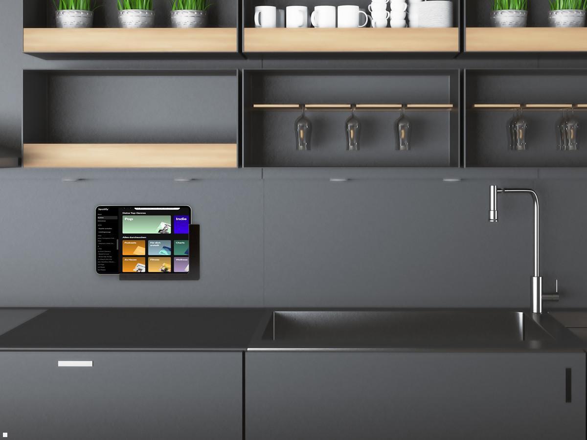 TabLines TWP003W Wandhalterung für iPad Pro 11.0, weiß, Anwendung Küche, Abb. ähnlich TabLines TWP003W Wandhalterung für iPad Pro 11.0, weiß, Anwendung Küche, Abb. ähnlich