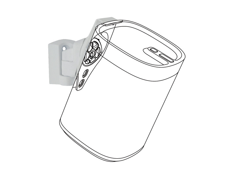 Erard SOUND FIX 1 Lautsprecherhalterung für SONOS PLAY 1 weiß Erard SOUND FIX 1 Lautsprecherhalterung für SONOS PLAY 1 weiß