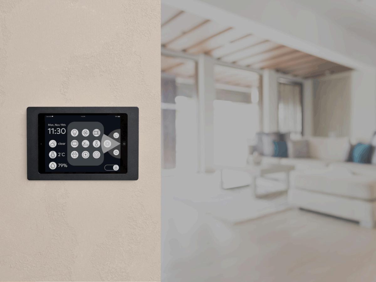 Displine Companion Wall Apple iPad 9.7" Wandhalterung, schwarz Anwendungsbeispiel Smart Home