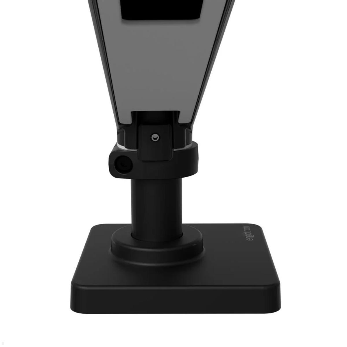Ergotron LX Pro Monitor Tischhalterung mit hoher Säule (45-695-293), Drehstopp