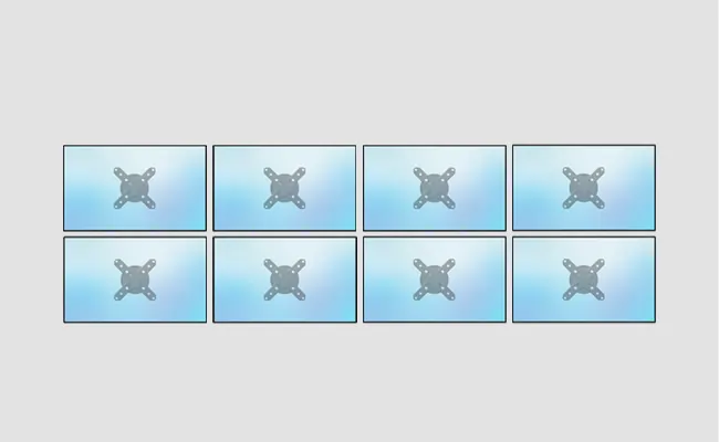 Monitorhalterung für 8 Monitore Monitorhalterung für 8 Monitore