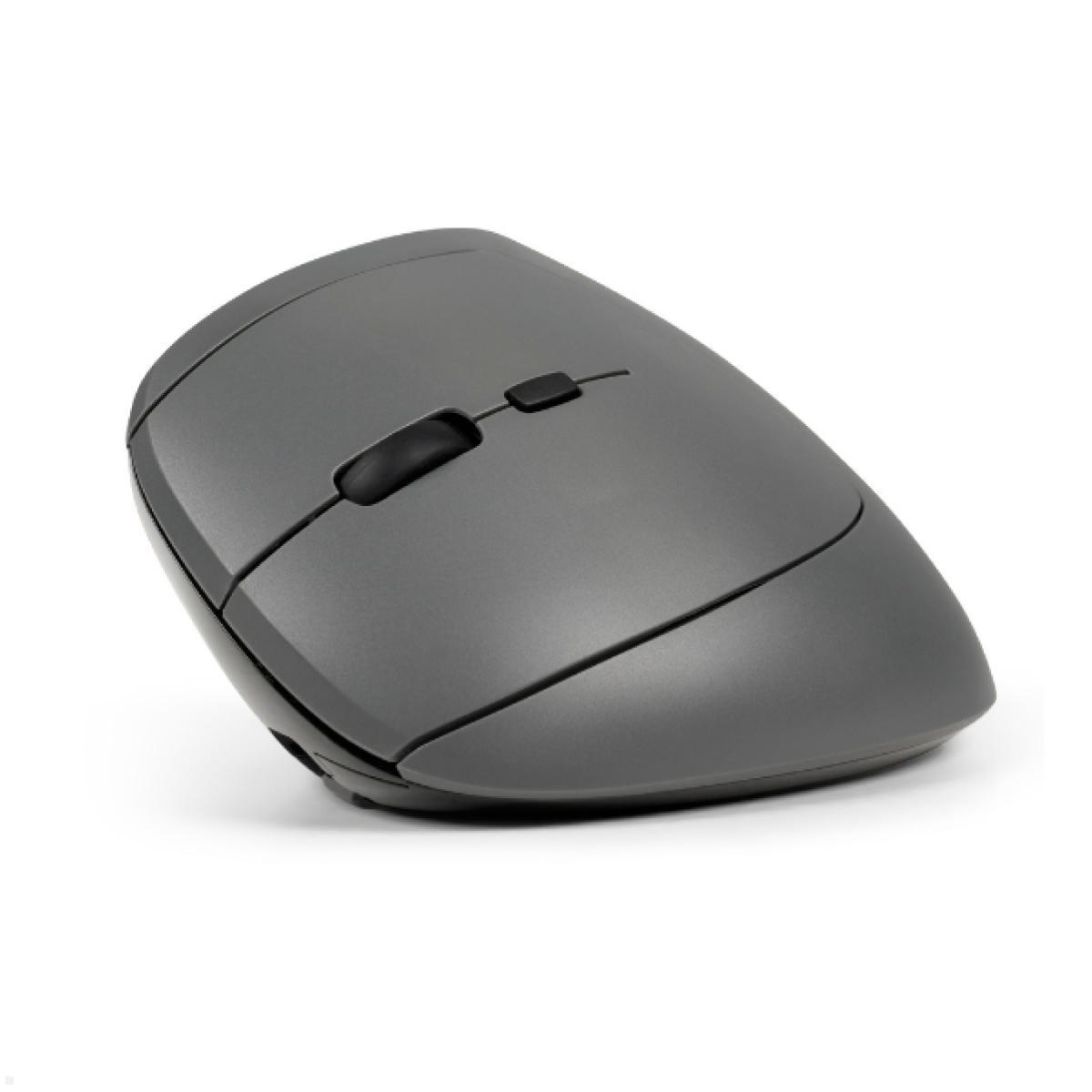 BakkerElkhuizen Ergonomische Maus MidWay 3-Mode Vertical Mouse Linkshänder (BNEMW3MVML), Scrollrad