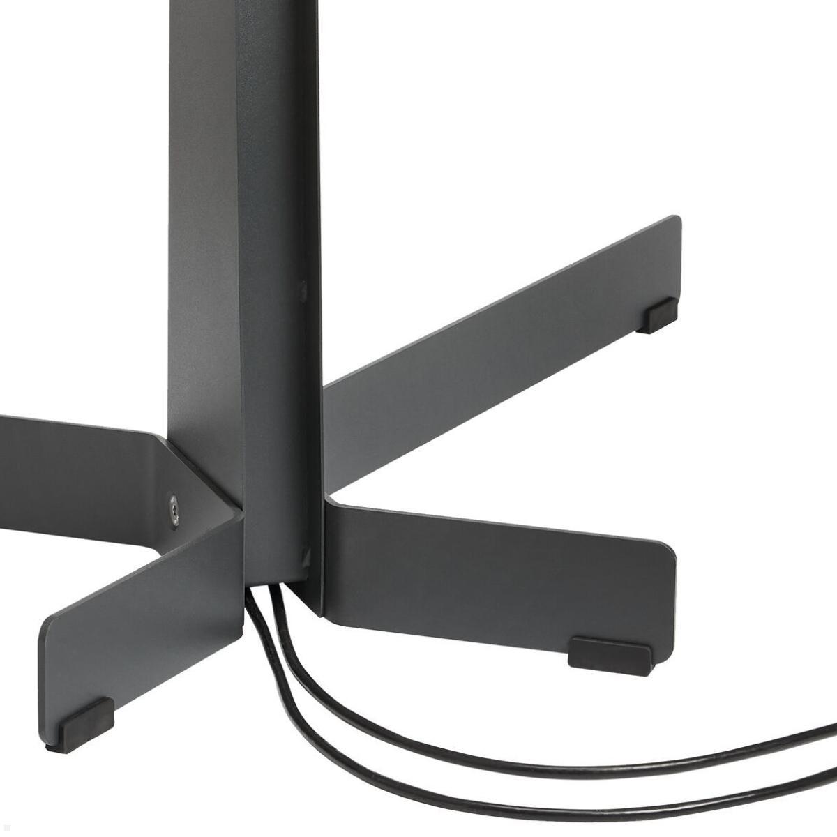 Vogels COMFORT TVS 3690 schwenkbarer TV Ständer 40-77 Zoll, schwarz, Kabelmanagement