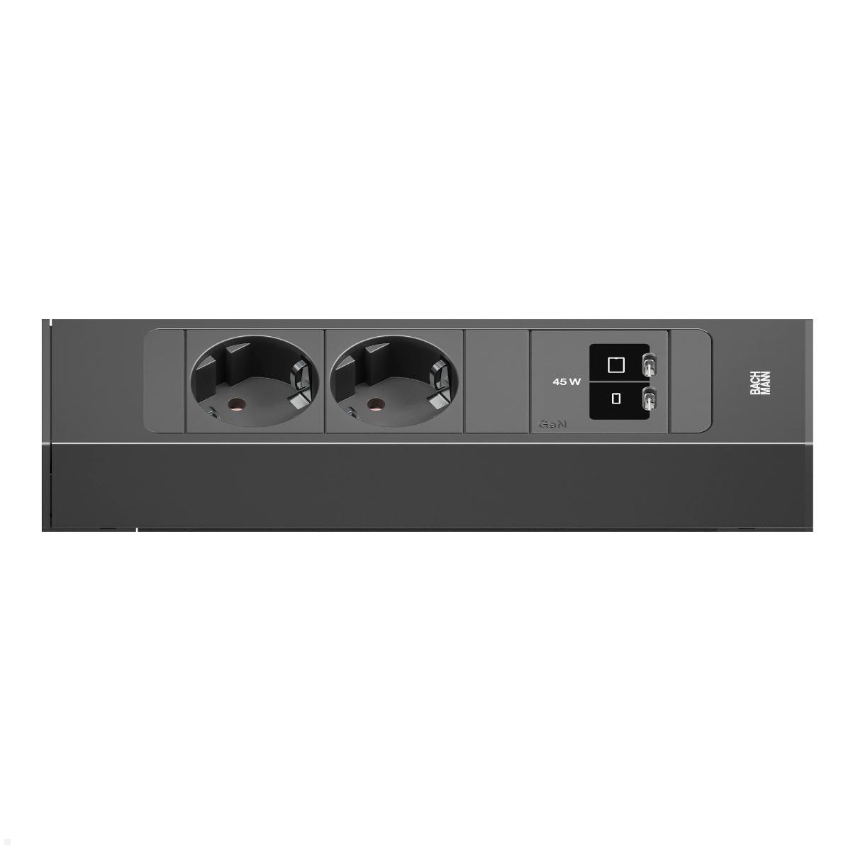Bachmann CASIA 2 2x Steckdose 1x USB C/C 45W (BM0023176), USB C/C 45W Charger