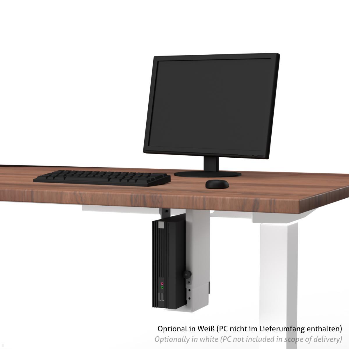 TecLines TPH002S Thin Client PC Halterung Untertisch 30-110 mm, silber Anwendung Schreibtisch TecLines TPH002S Thin Client PC Halterung Untertisch 30-110 mm, silber Anwendung Schreibtisch