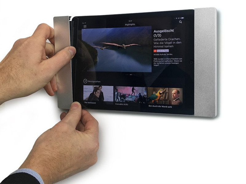 smart things sDock Fix Pro 12.9 iPad Wandhalter Einsetzen Tablet