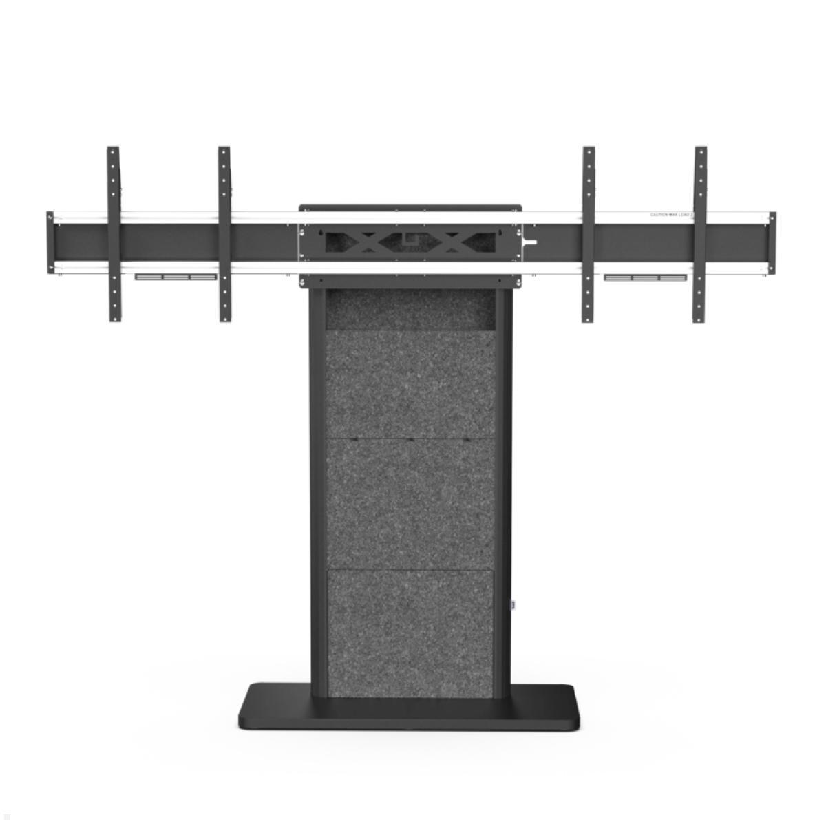 SMS EVER620 Dual-Monitorständer bis 86 Zoll, Frontansicht