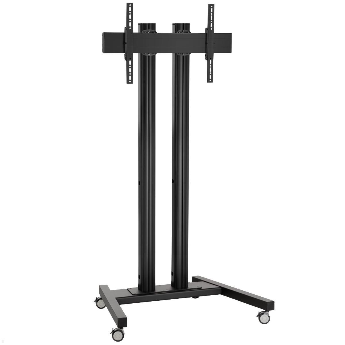 Vogels TD1884B Displaywagen Doppelprofil ab 65 Zoll, schwarz Vogels TD1884B Displaywagen Doppelprofil ab 65 Zoll, schwarz