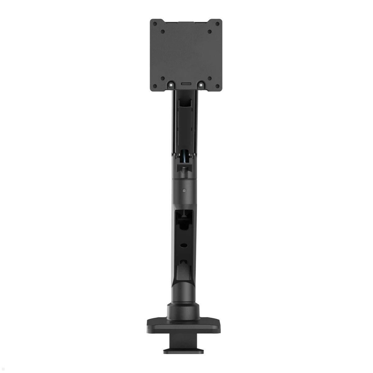 Vogels Essential M3011B Monitor Tischhalterung höhenverstellbar 27 cm, schwarz, Gasfeder Schwenkarm 17-49 Zoll