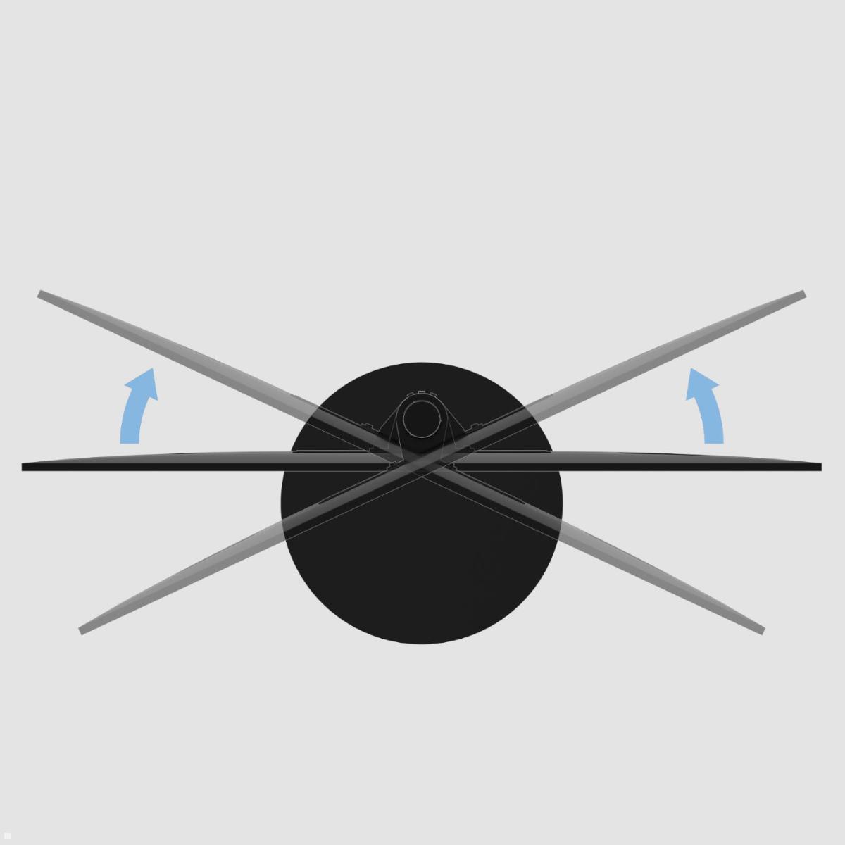 Cavus SPHERE150B44 TV Bodenständer 32 - 65 Zoll, Säule 1500 mm, schwarz drehbar Cavus SPHERE150B44 TV Bodenständer 32 - 65 Zoll, Säule 1500 mm, schwarz drehbar