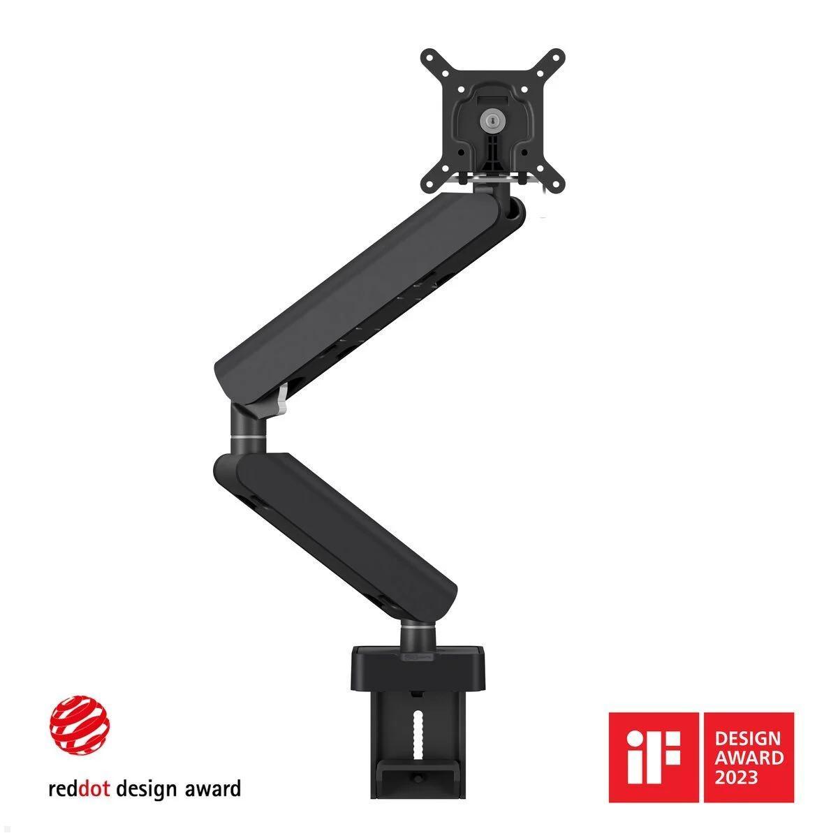 Vogels Motion Plus MOMO 4138B Monitor Tischhalterung schwenkbar, schwarz, höhenverstellbare Bildschirmhalterung