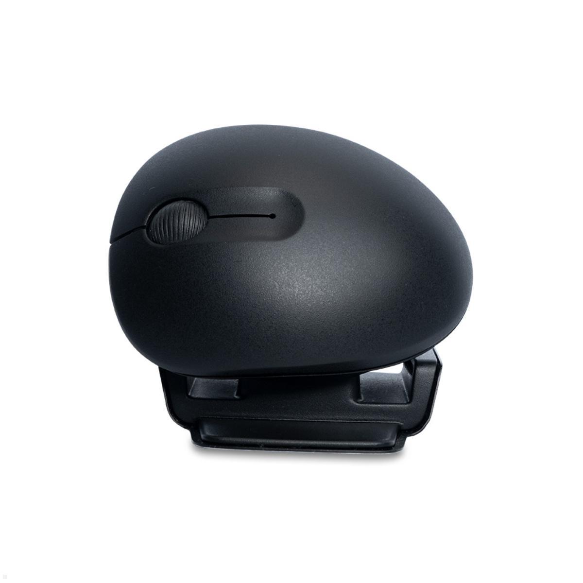 R-Go Tools Twister Beidhändige ergonomische Maus (RGOTWBMWLBL), Seitansicht