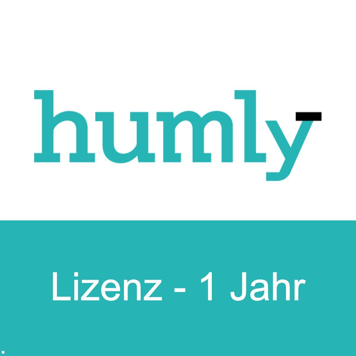 Humly Jahreslizenz für Raumbuchungssystem (HUM50011)