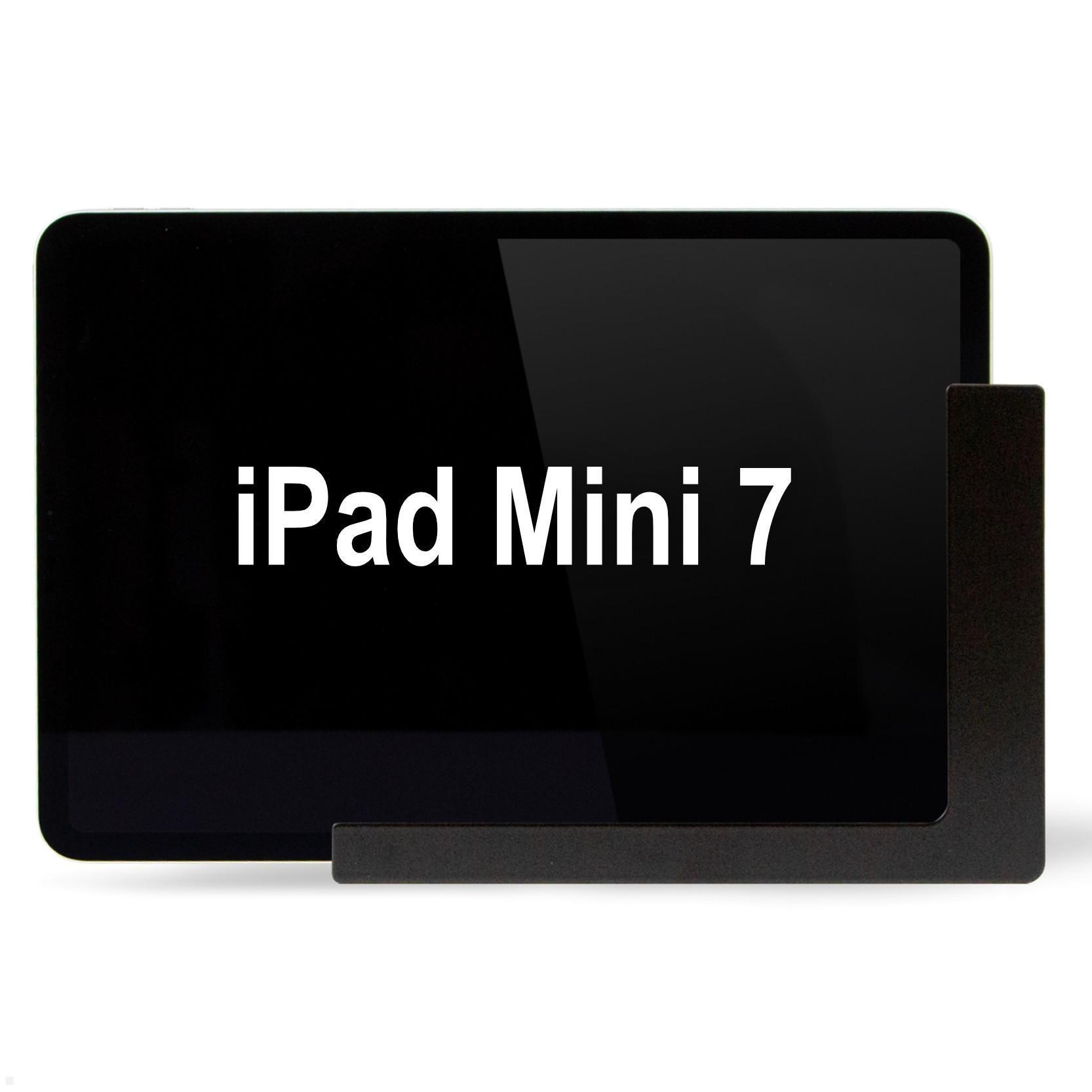 TabLines TWP043B iPad Wandhalterung mit Ladefunktion für Apple iPad Mini-7 (A17 Pro), schwarz
