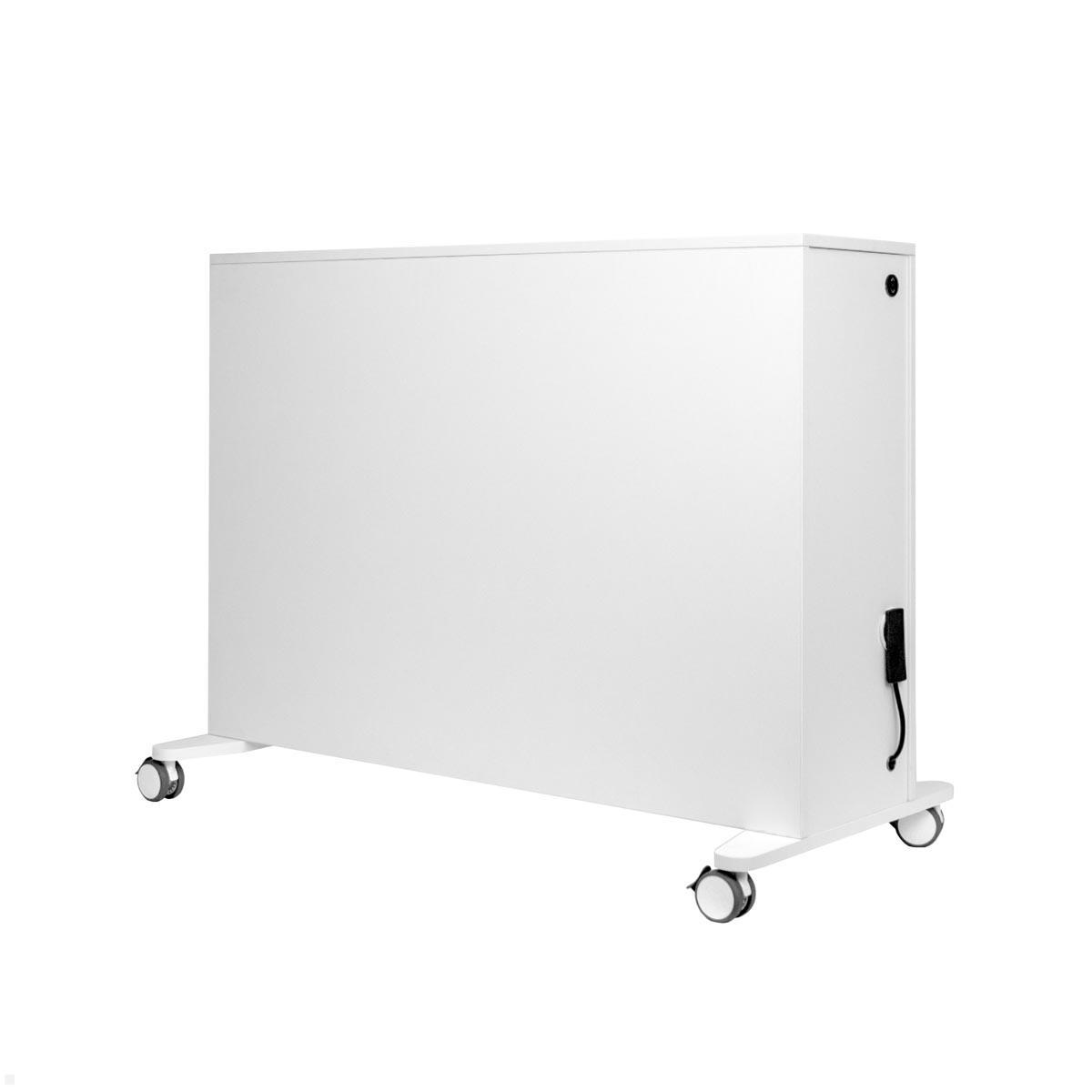 MonLines SIDEB65W mobiles TV Sideboard mit Lift bis 65 Zoll, weiß auf Rollen MonLines SIDEB65W mobiles TV Sideboard mit Lift bis 65 Zoll, weiß auf Rollen