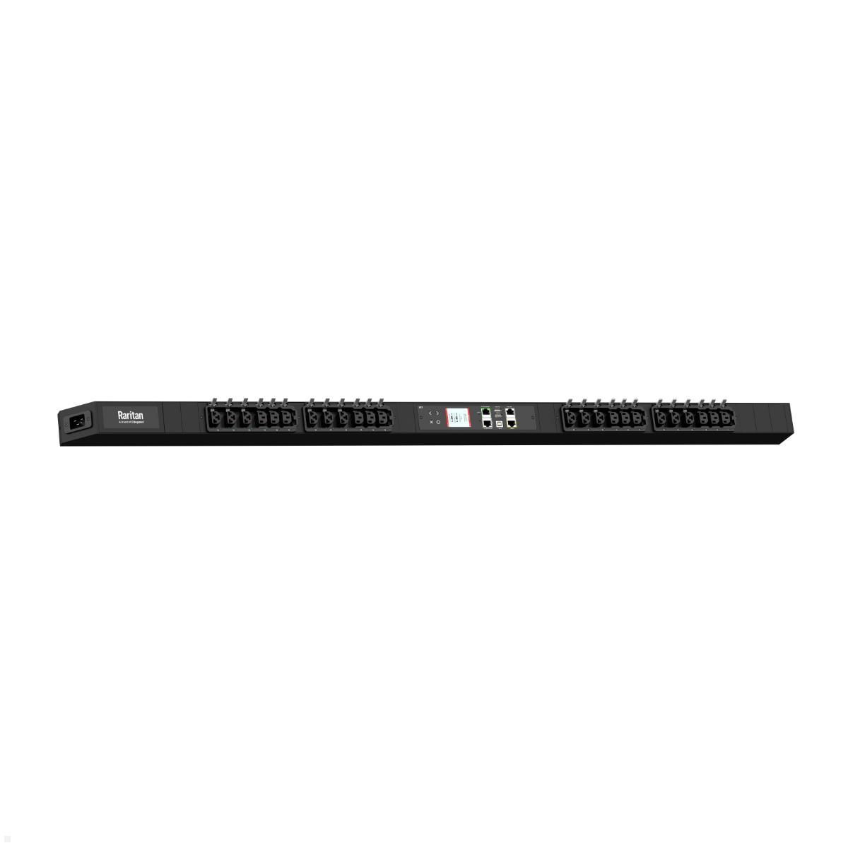Legrand Raritan iX Rack-PDU 0U mit 12xC13 / 12xCX, 1-phasig 100-240V 16A, Input Metered (PX4-13A8C-C8E7A0), 24 Ausgänge Stromverteilung Rechenzentrum