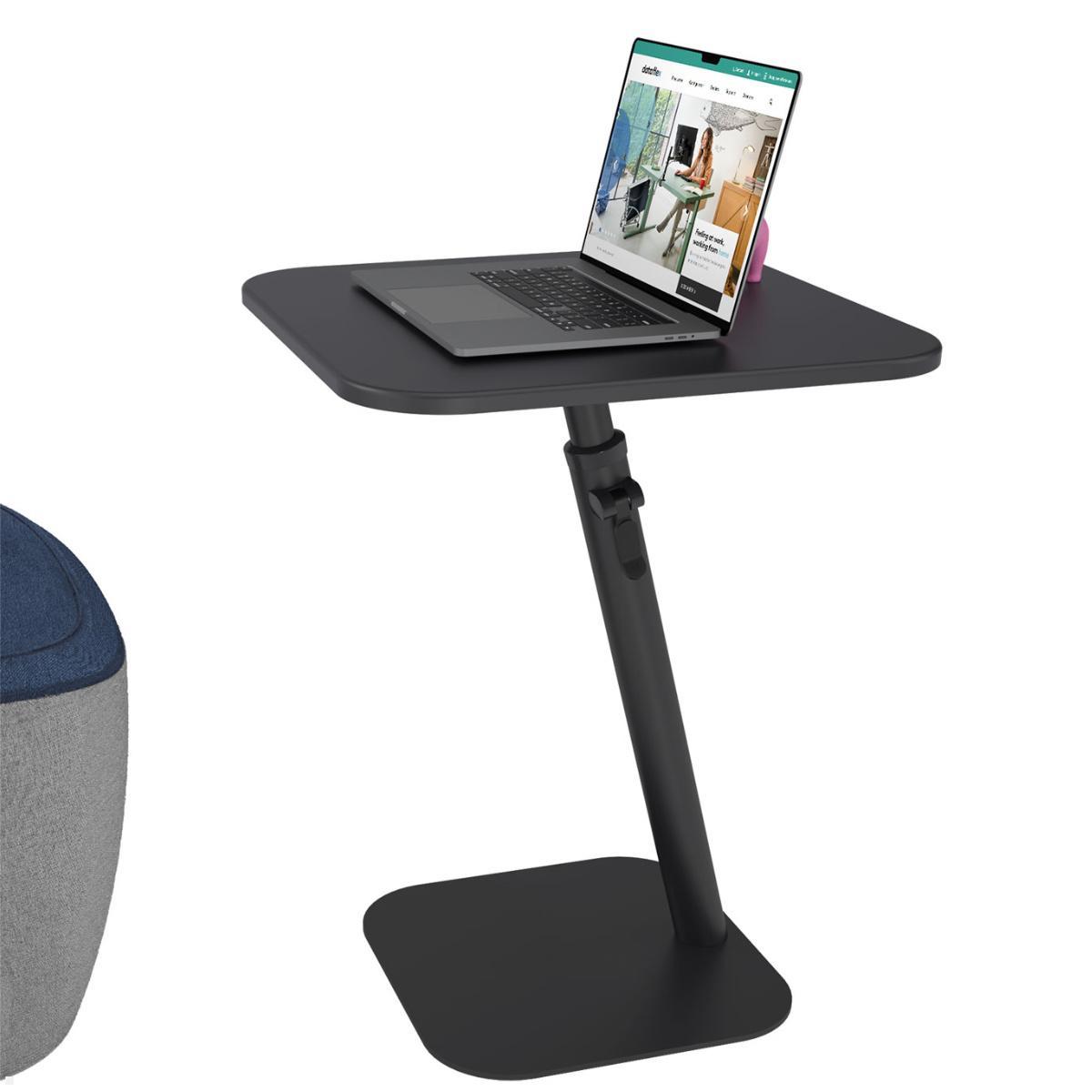 Dataflex Bento Laptoptisch 550-755mm höhenverstellbar, schwarz, Anwendung