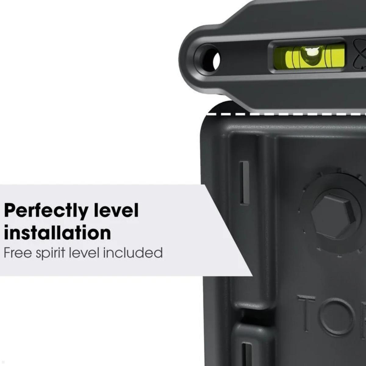 Vogels COMFORT TVM 3225 schwenkbare TV Wandhalterung 19 - 43 Zoll, schwarz mit Wasserwaage Vogels COMFORT TVM 3225 schwenkbare TV Wandhalterung 19 - 43 Zoll, schwarz mit Wasserwaage