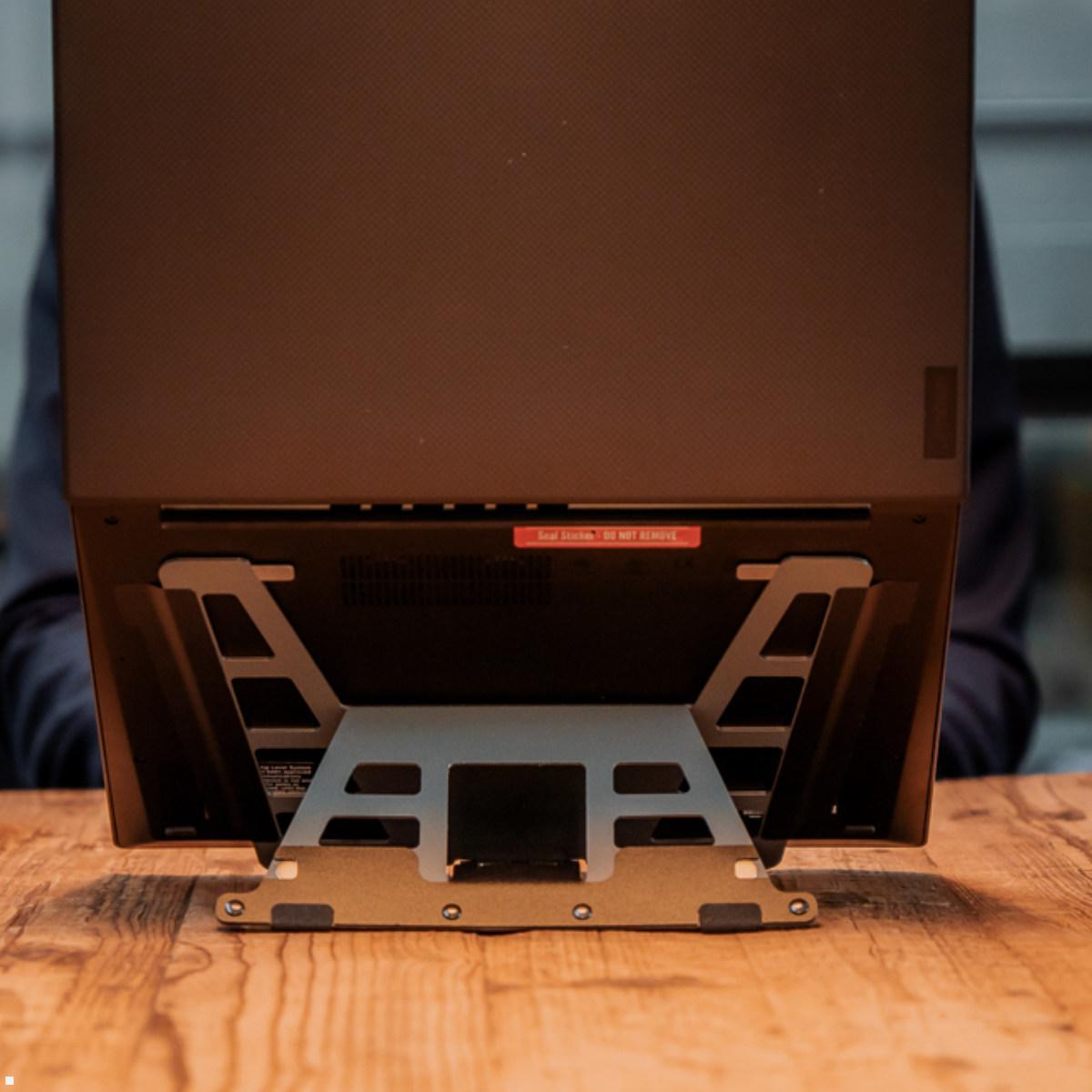 BakkerElkhuizen Laptopständer UltraStand Universal, höhenverstellbar (BNEUSUDG) ultradünn BakkerElkhuizen Laptopständer UltraStand Universal, höhenverstellbar (BNEUSUDG) ultradünn