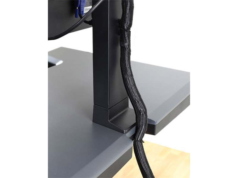 Ergotron 33-397-085 WorkFit-T Sit-Stand Desktop Workstation schwarz Monitorhalter Ergotron 33-397-085 WorkFit-T Sit-Stand Desktop Workstation schwarz Monitorhalter