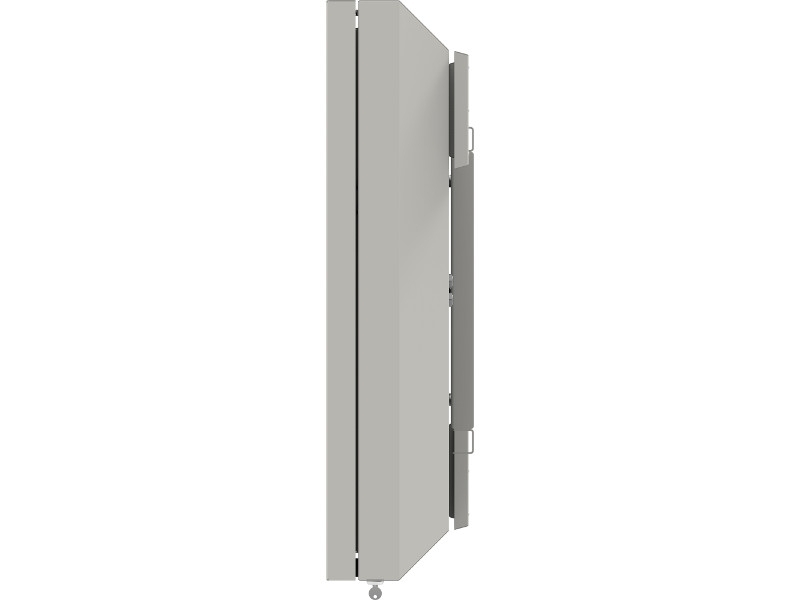 SmartMetals Outdoor Gehäuse Wandhalter für Display 65 Zoll Querformat side
