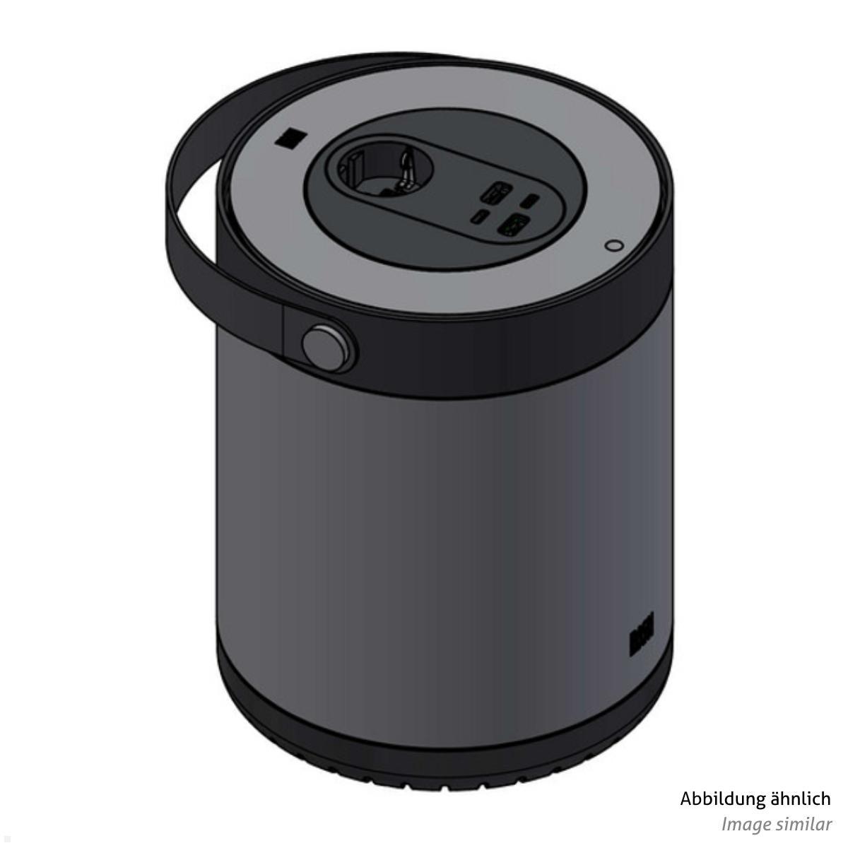 Bachmann MOV:E Power Unit 2x USB A/C Charger, weiß (BM0010912), Zeichnung Bachmann MOV:E Power Unit 2x USB A/C Charger, weiß (BM0010912), Zeichnung