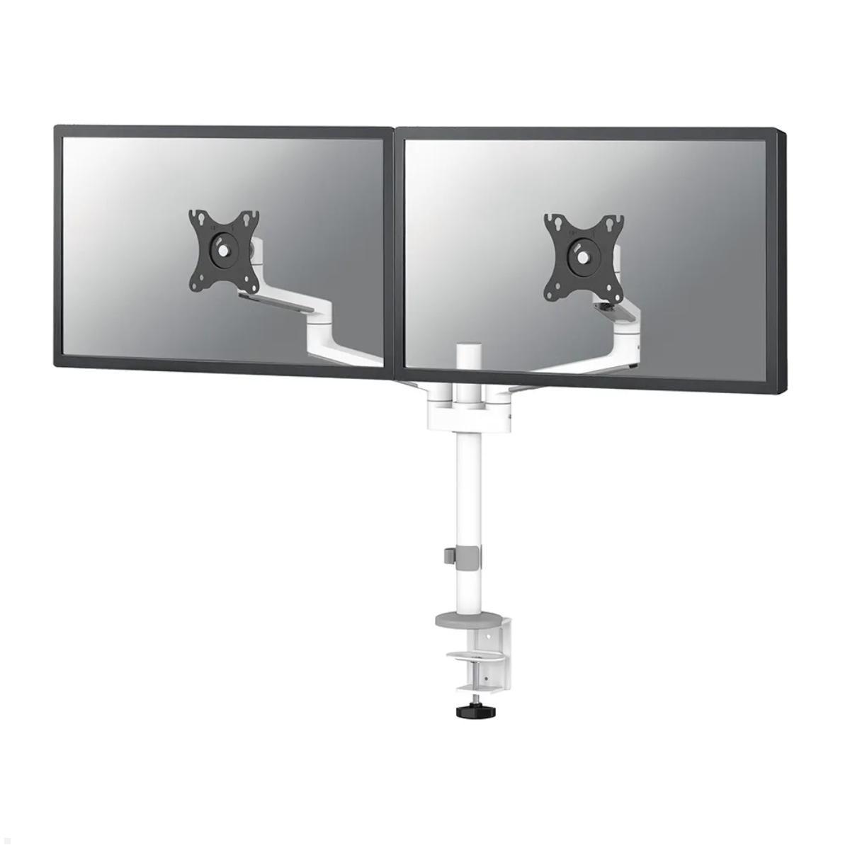 Neomounts DS60-425WH2 Monitorhalter für 2 Monitore nebeneinander bis 27 Zoll, weiß Neomounts DS60-425WH2 Monitorhalter für 2 Monitore nebeneinander bis 27 Zoll, weiß