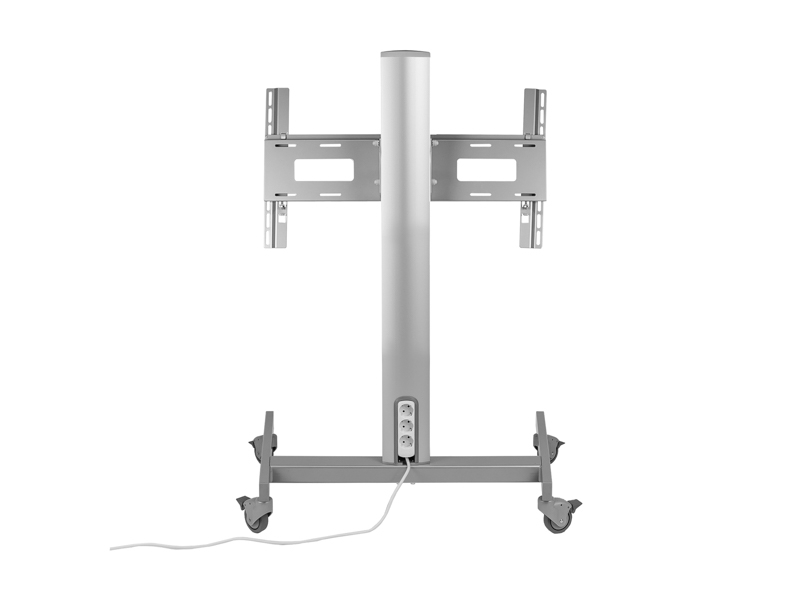 SMS Flatscreen FH MT 1150  mobiler Monitorständer silber (PL031021EU-P0) inkl. Steckdosenleiste