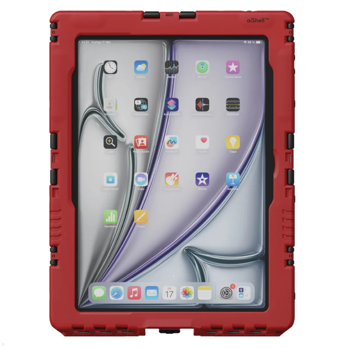 Andres Industries aiShell Air 11 für Apple iPad Air 11.0 (M2), rot Andres Industries aiShell Air 11 für Apple iPad Air 11.0 (M2), rot