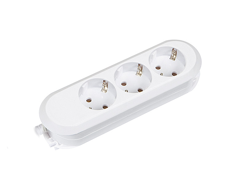 Bachmann SMART 3x Steckdosenleiste 385.270 weiß VDE geprüft Bachmann SMART 3x Steckdosenleiste 385.270 weiß VDE geprüft