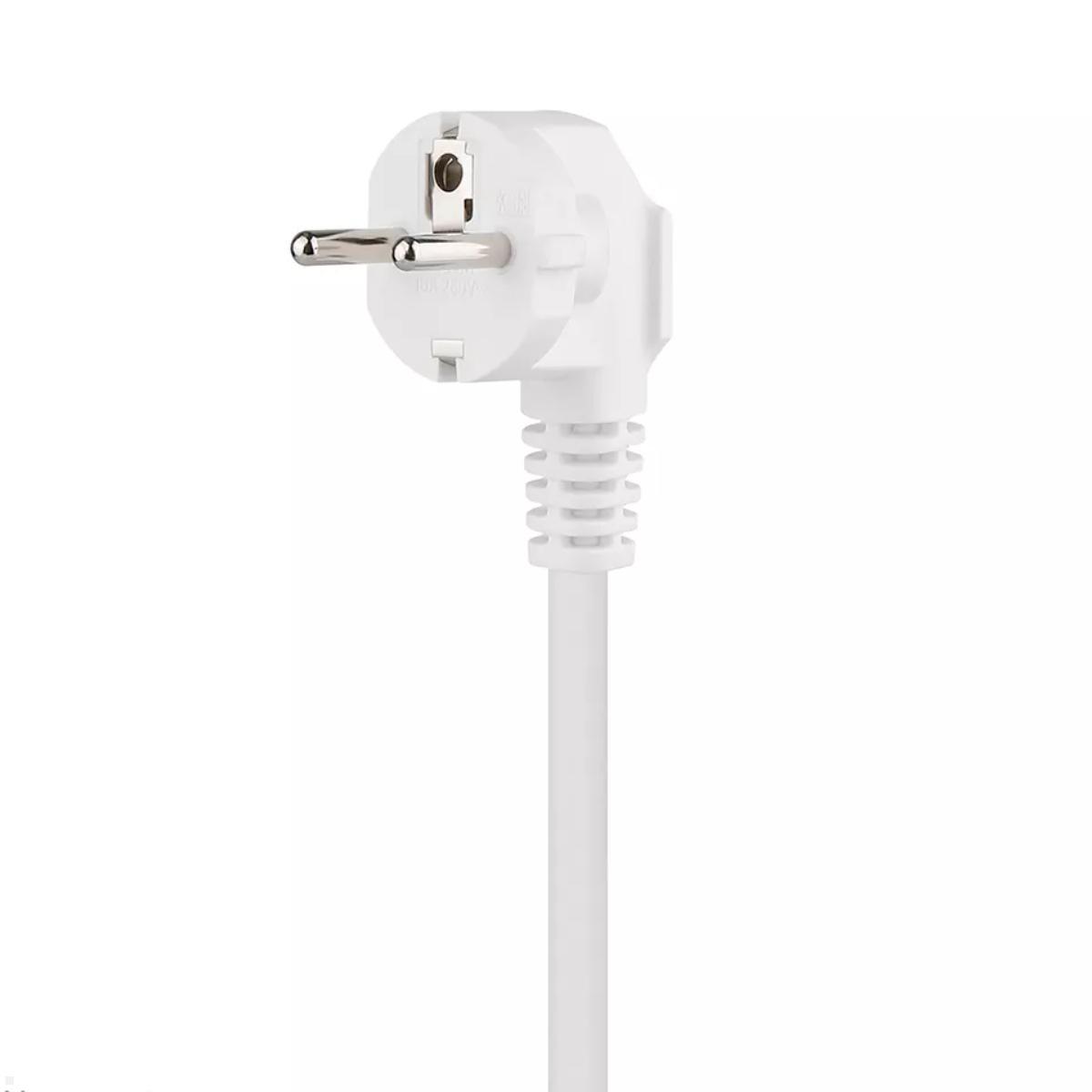 Neomounts DS22-840WH6 Tischsteckdose mit Klemme und USB A/ C, Anschlussstecker