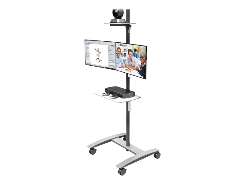 Dataflex Viewmate Konferenz-Trolley Doppelhalterung 52.722 Dataflex Viewmate Konferenz-Trolley Doppelhalterung 52.722