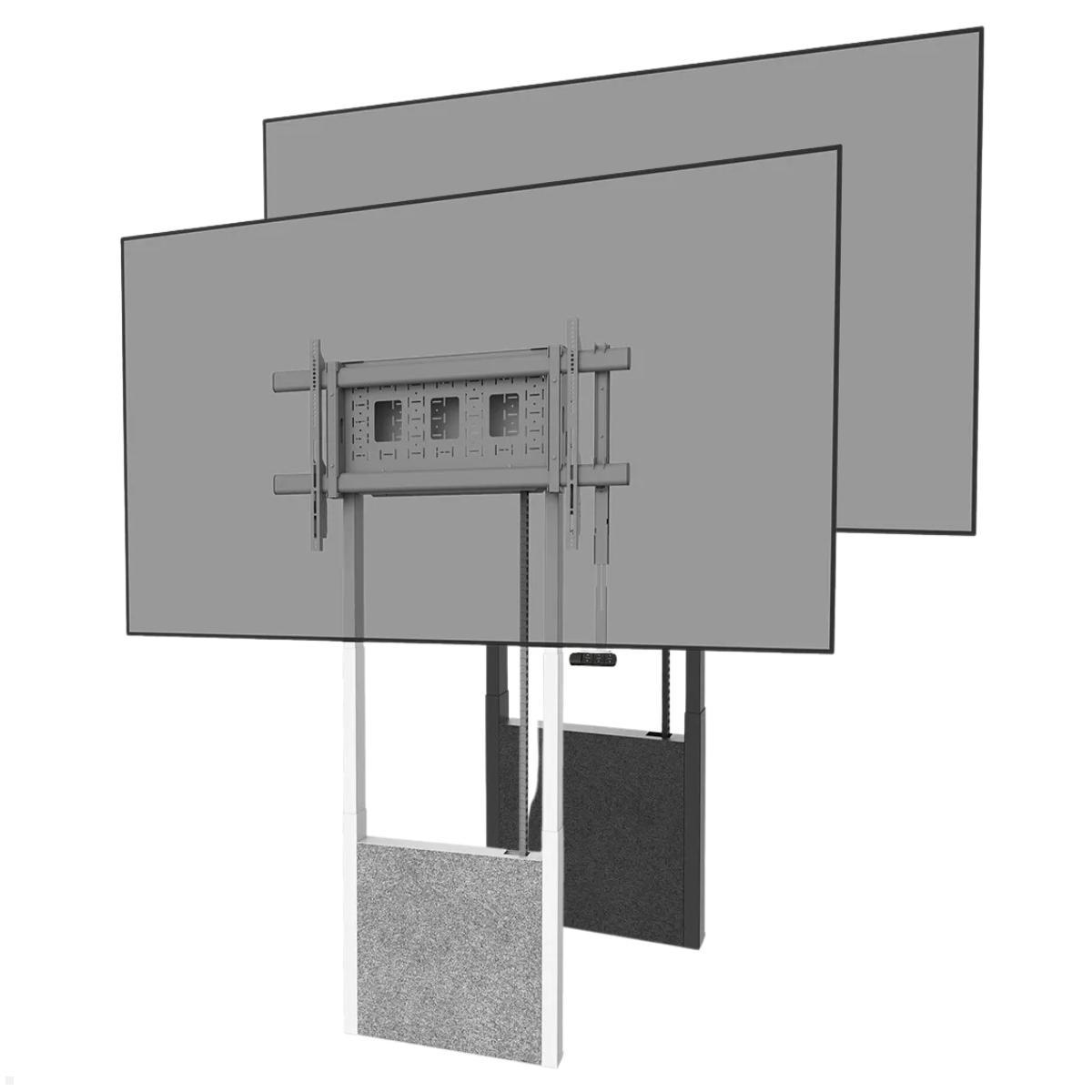 Neomounts MOVE Lift X Boden-Wand-Halterung 65-105 Zoll motorisiert, motorisierte Boden-Wandhalterung