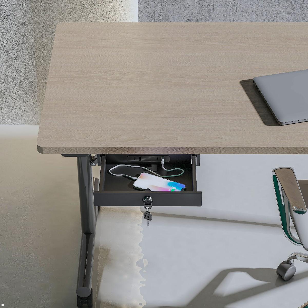 Fellowes Drawer Unterbau Schublade mit USB A/C, Anwendungsbeispiel