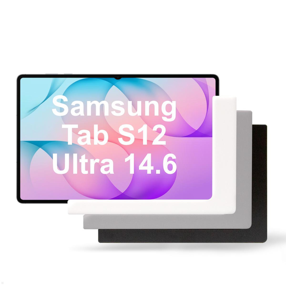 TabLines TWP058 Tablet Wandhalterung für Samsung Tab S12 Ultra 14.6, Wandhalter mit Ladefunktion
