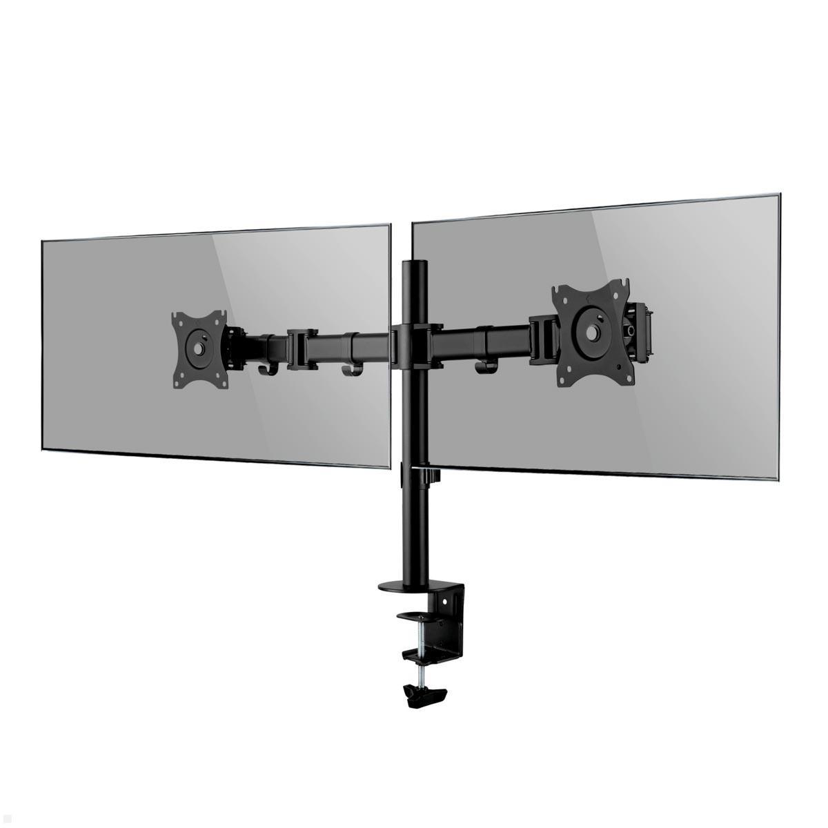 MonLines MTH011 schwenkbare Monitorhalterung für 2 Monitore 10-27 Zoll