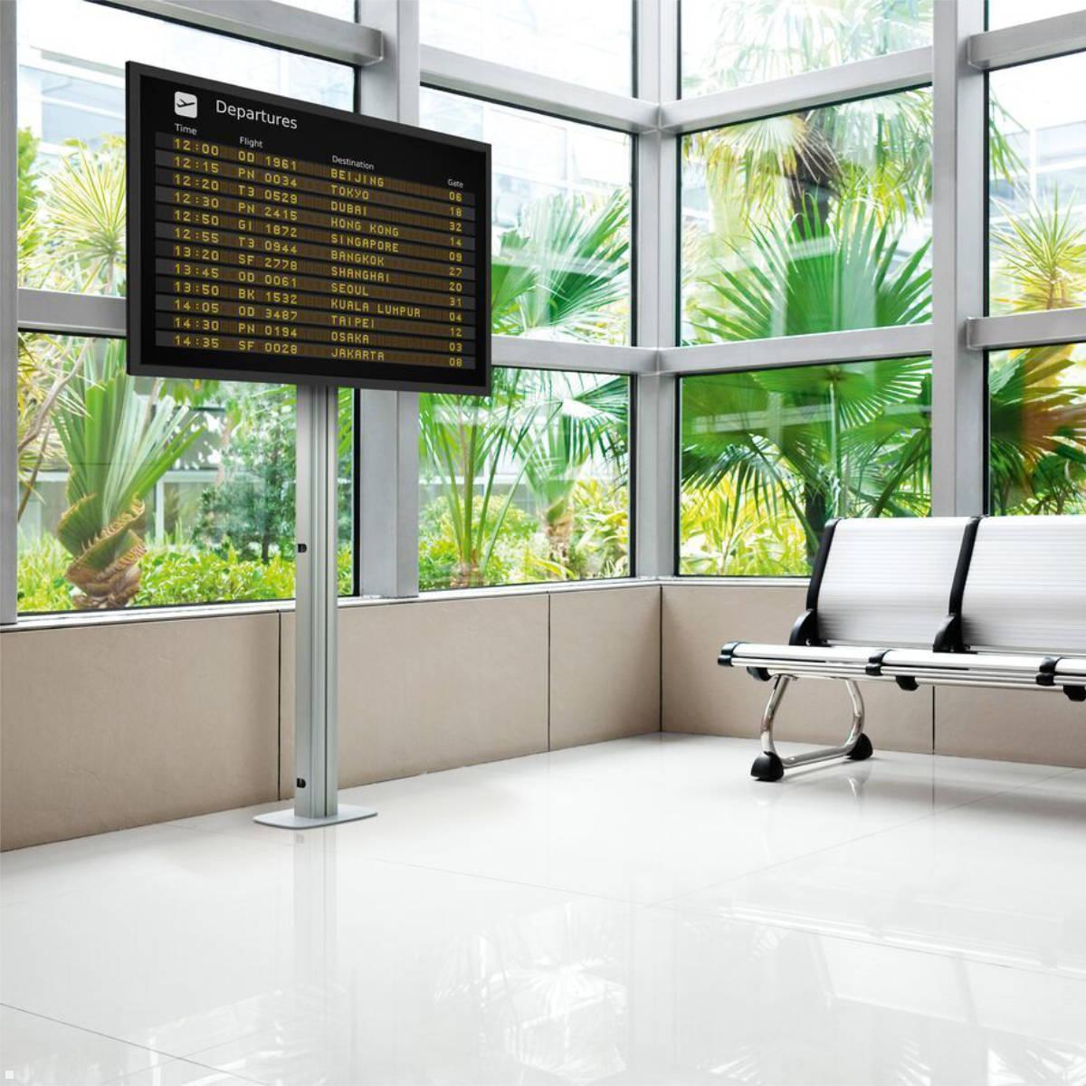 Vogels Connect-it PUC 2715 - 150 cm Säule für Bodenhalterung, silber, Anwendung Vogels Connect-it PUC 2715 - 150 cm Säule für Bodenhalterung, silber, Anwendung