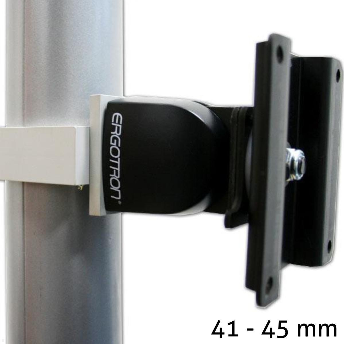 Ergotron Serie 100 Single Monitorhalterung für Rohre / Säulen 41-45 mm Ergotron Serie 100 Single Monitorhalterung für Rohre / Säulen 41-45 mm