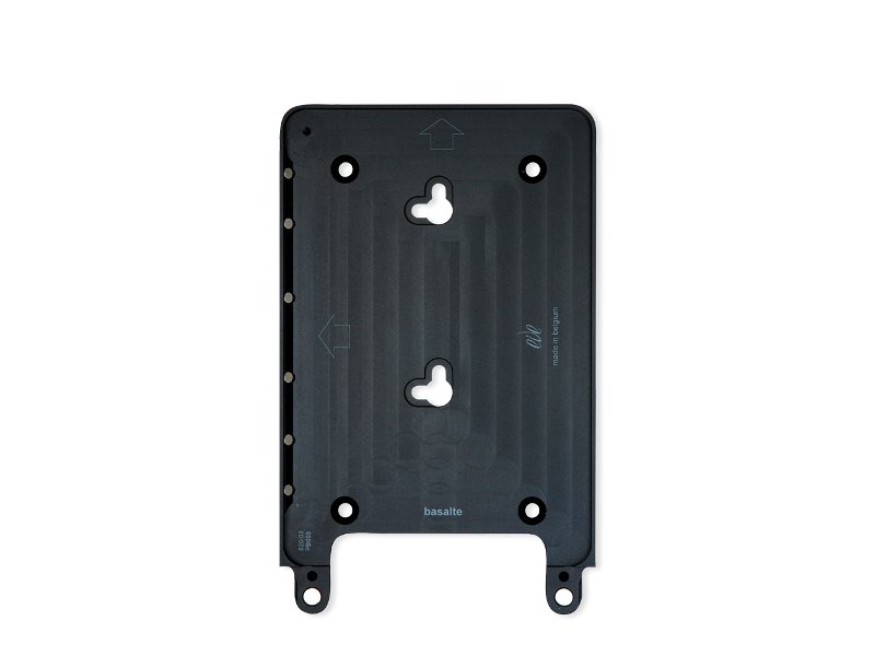 Basalte Eve diebstahlsicherer Wandhalter für iPad Mini 4, rund schwarz Rahmen